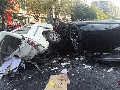 北京北苑家园7车相撞严重车祸 肇事司机未涉嫌