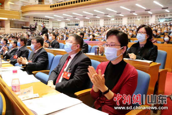 2月1日，政协第十二届山东省委员会第四次会议在济南开幕。图为会议现场。沙见龙 摄